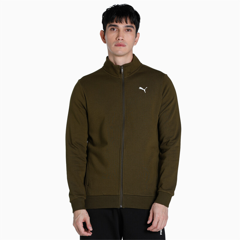 

Men's PUMA Zippered Full-Zip Slim Fit Polo Jacket