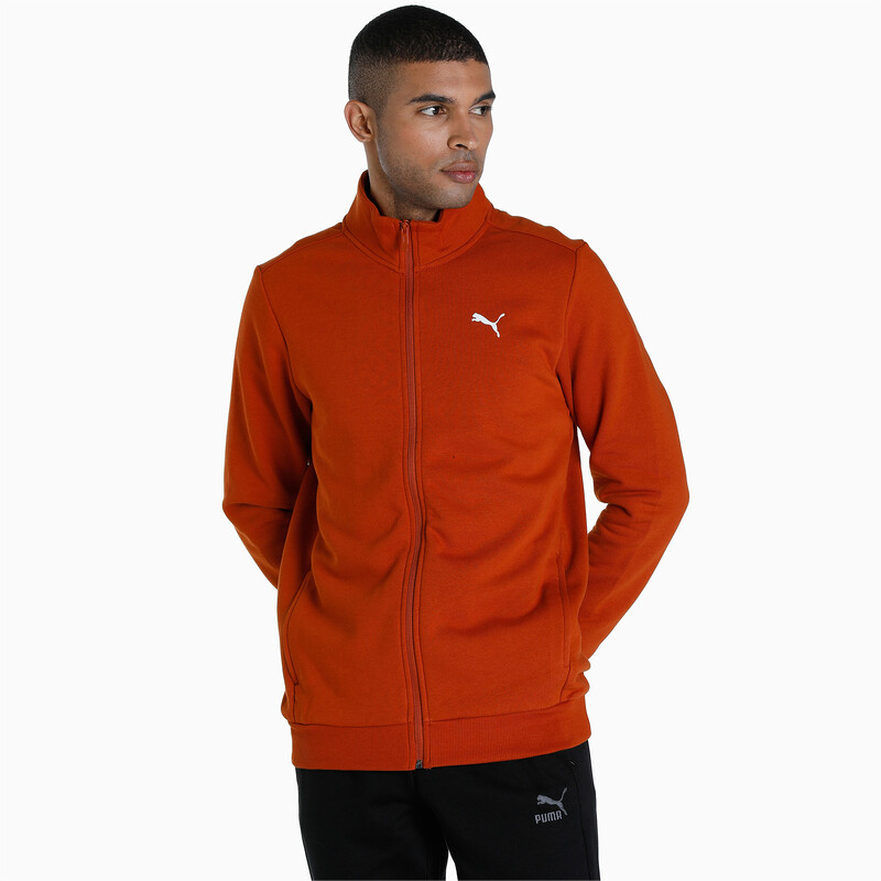 

Men's PUMA Zippered Slim Fit Fleece Sweat Jacket
