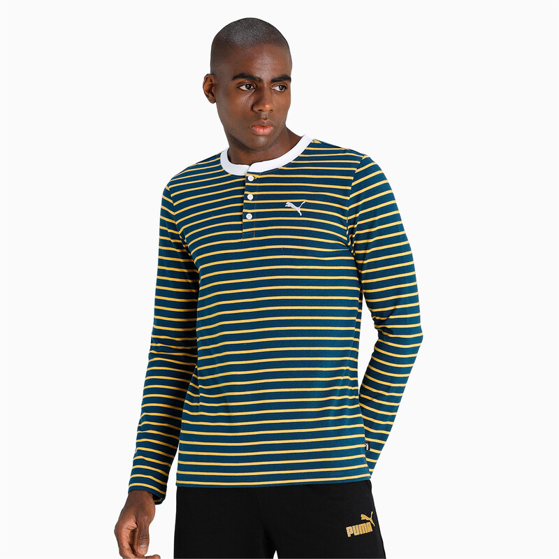 

Men's PUMA Henley T-Shirt, Yellow