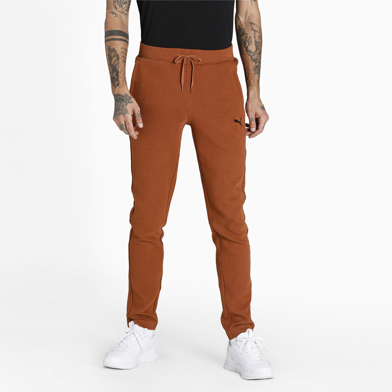 Men's PUMA Ottoman Sweatpants, Mocha bisque