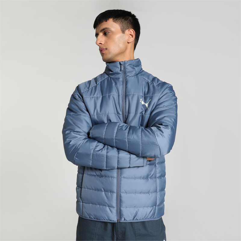 Men s PUMA Lightweight Padded Slim Fit Jacket in Black Blue size XL PUMA Dalgate Srinagar
