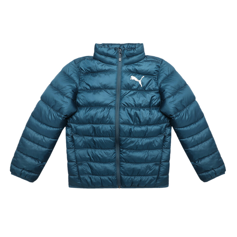 

PUMA Boy's Regula Fit Padded Jacket, Black/blue
