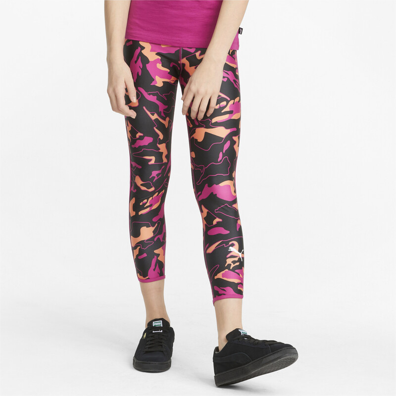 

PUMA Modern Sports Printed Girl's Leggings, Black