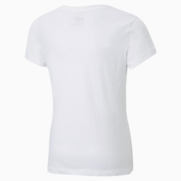 Camiseta juvenil con el logotipo Essentials+, Puma White, large-MEX