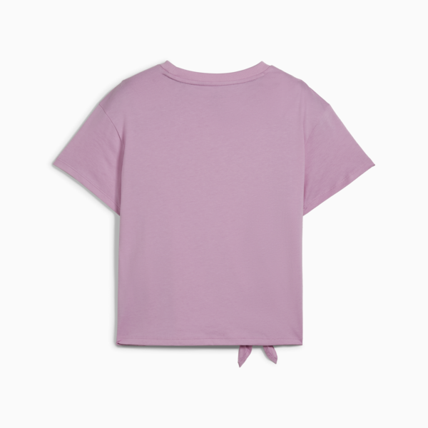 Essentials+ Logo Knotted Tee Youth, Mauved Out, large-ZAF