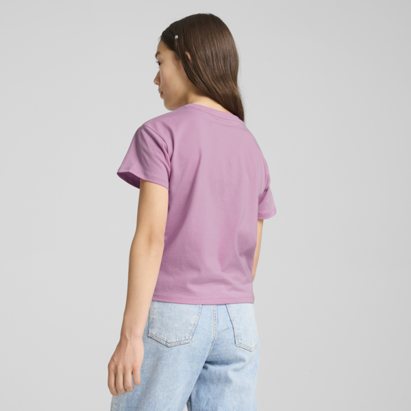 Essentials+ Logo Knotted Tee Youth, Mauved Out, large-ZAF