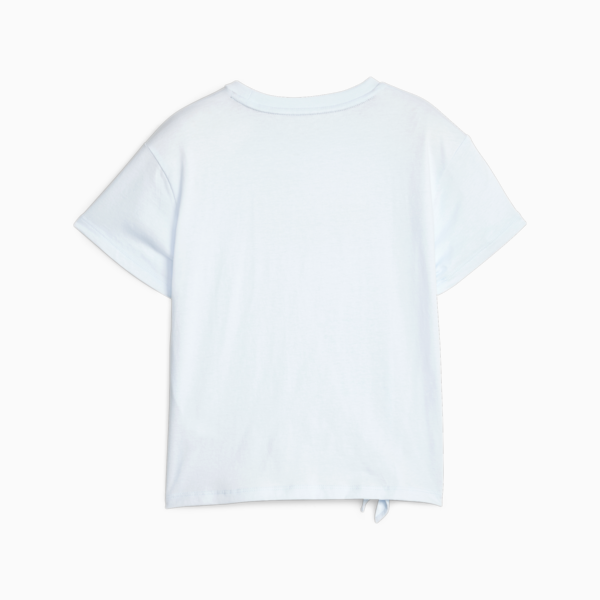 Essentials+ Logo Knotted Tee Youth, Icy Blue, large-ZAF