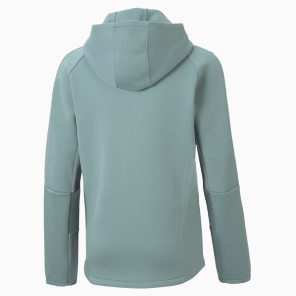 Evostripe Full-Zip Youth Hoodie, Mineral Blue, large-ZAF