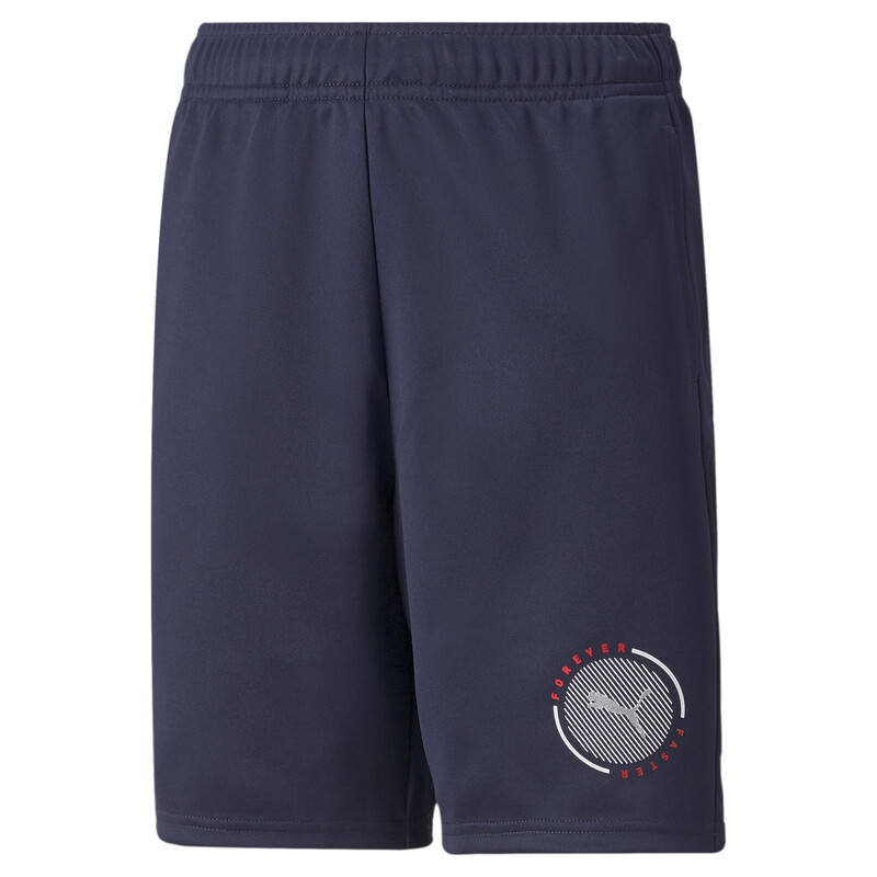 PUMA Active Sports Poly Youth Shorts, Purple