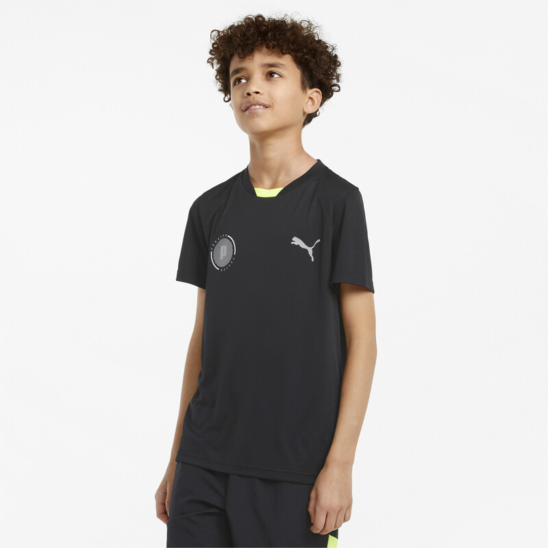 

PUMA Active Sports Poly Youth Regular Fit T-Shirt, Black
