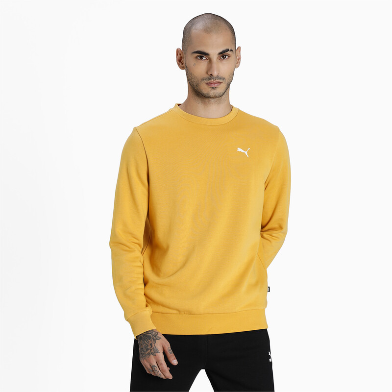 

Men's PUMA Crew Regular Fit Sweatshirt, Yellow
