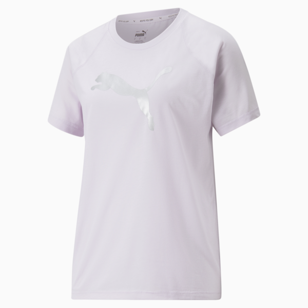 Evostripe Women's Tee, Lavender Fog, large-ZAF