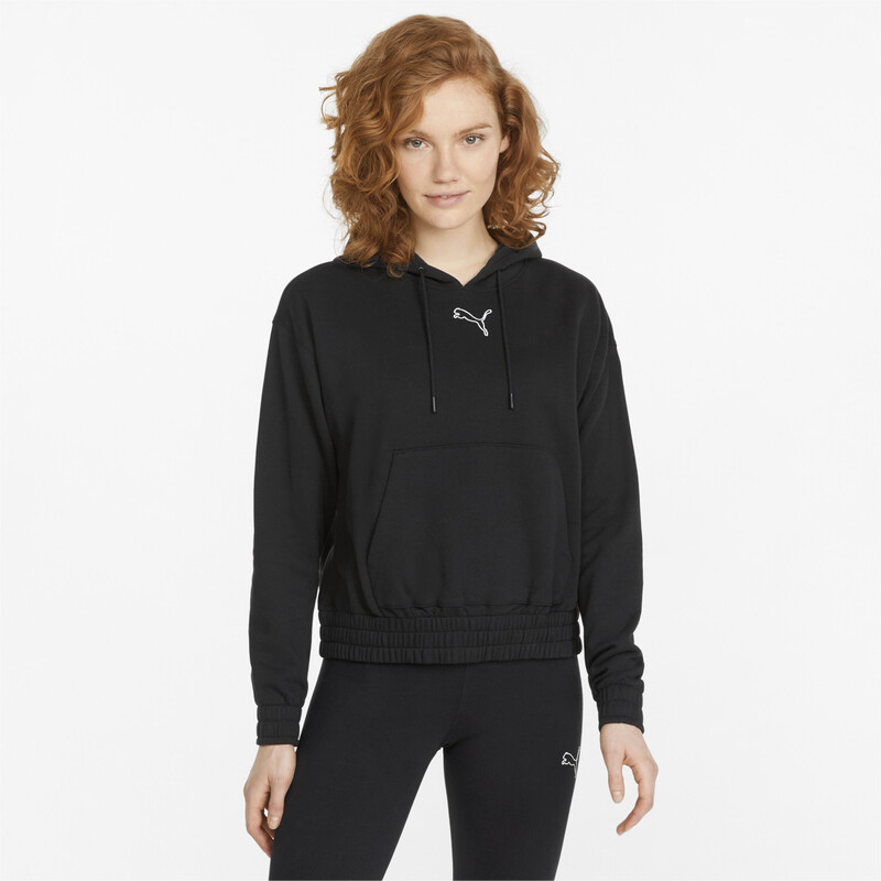 Women's PUMA HER Relaxed Fit Hoodie, Black