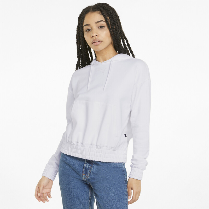 

Women's PUMA HER Relaxed Fit Hoodie, White