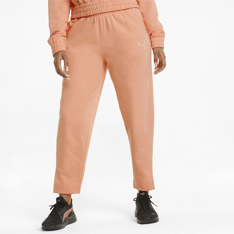 

Women's PUMA HER High Waist Relaxed Fit Sweat Pants, Pink