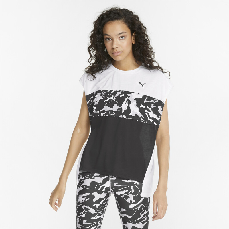 

Women's PUMA Modern Sports Elongated T-Shirt, White