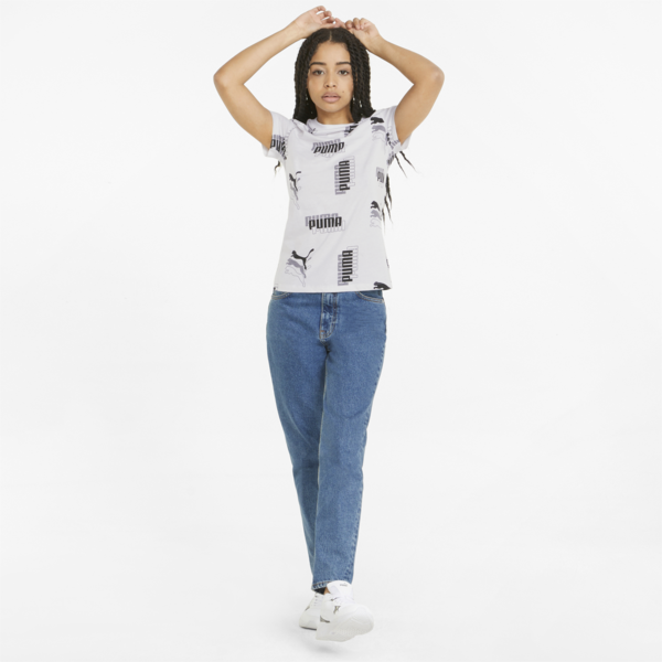 Power Women's Tee, Puma White, large-ZAF
