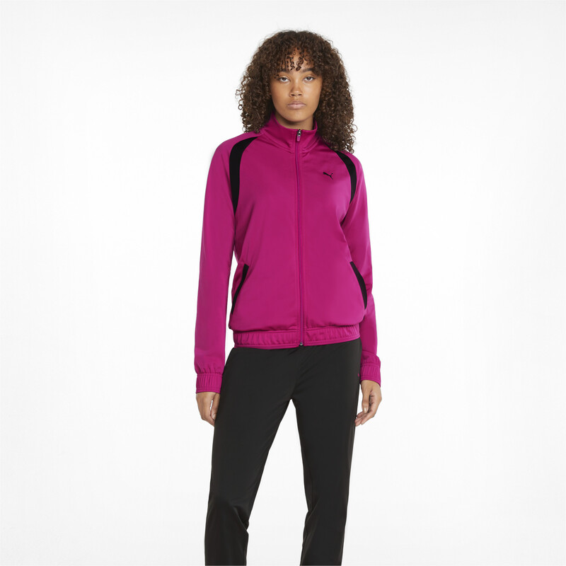 Women's PUMA Classic Tricot Regular Fit Tracksuit, Festival fuchsia