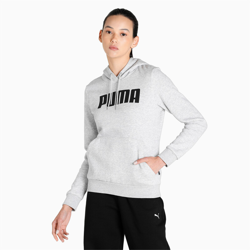 

Women's PUMA Essential Regular Fit Hoodie, Gray