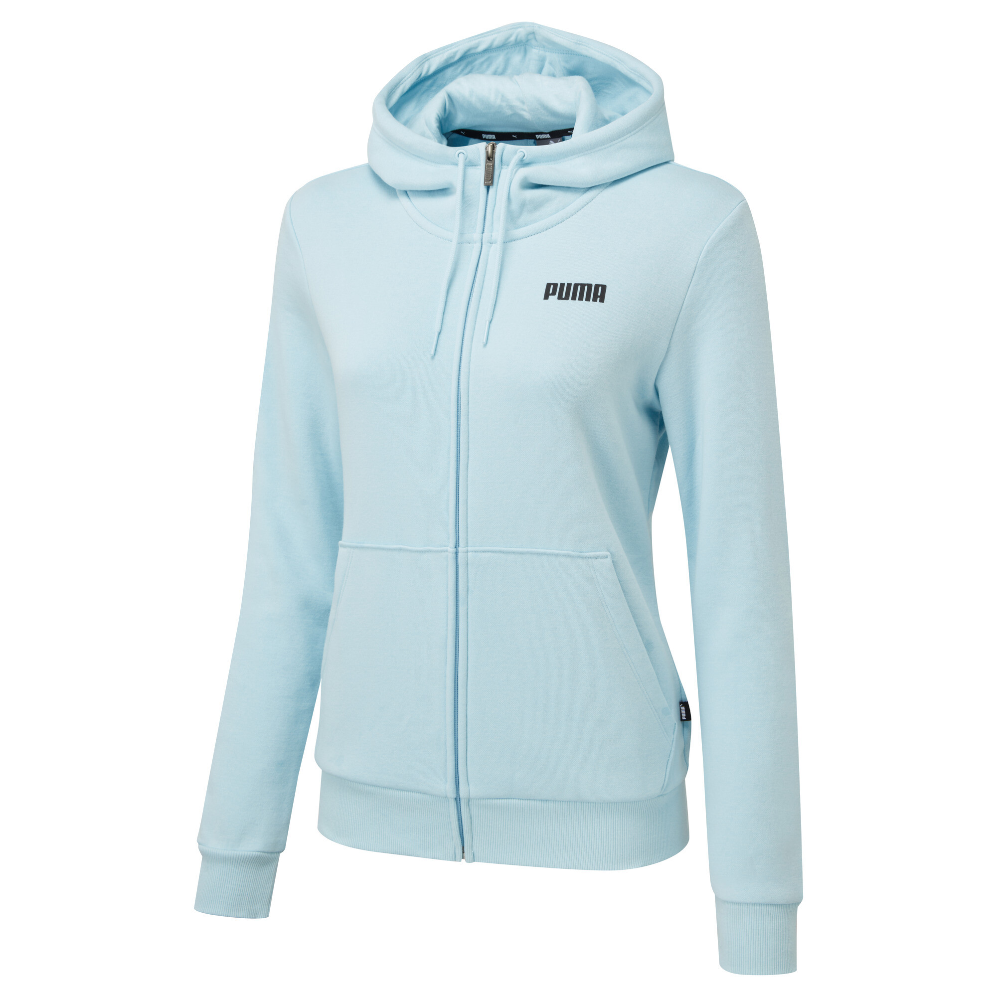 PUMA Essentials FullZip FullLength Hoodie Hoody Hooded Top Womens eBay