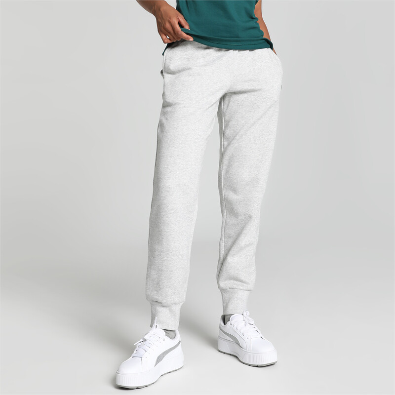

Women's PUMA Essential Knitted Closed Sweat Pants, Gray