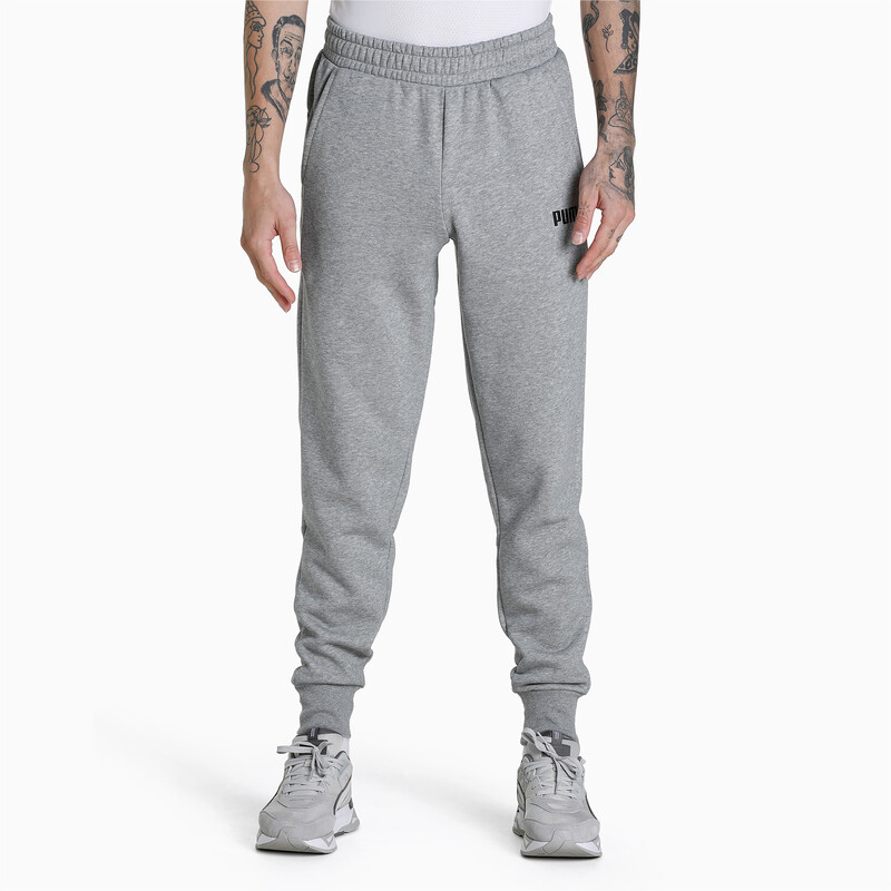

Men's PUMA Essential Knitted Regular Fit Pants, Gray