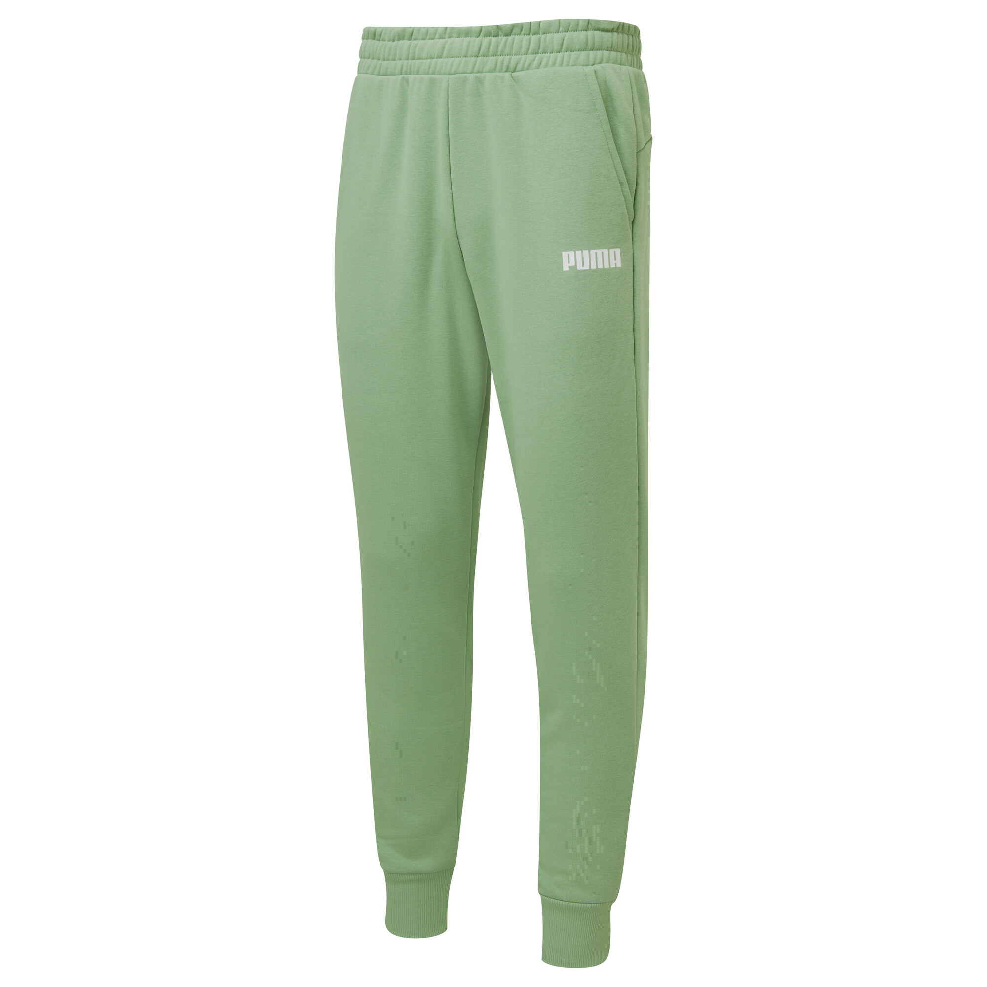 Puma tapered best sale fleece pants mens