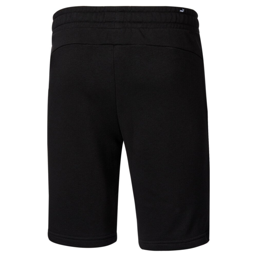 puma essentials sweat shorts in black