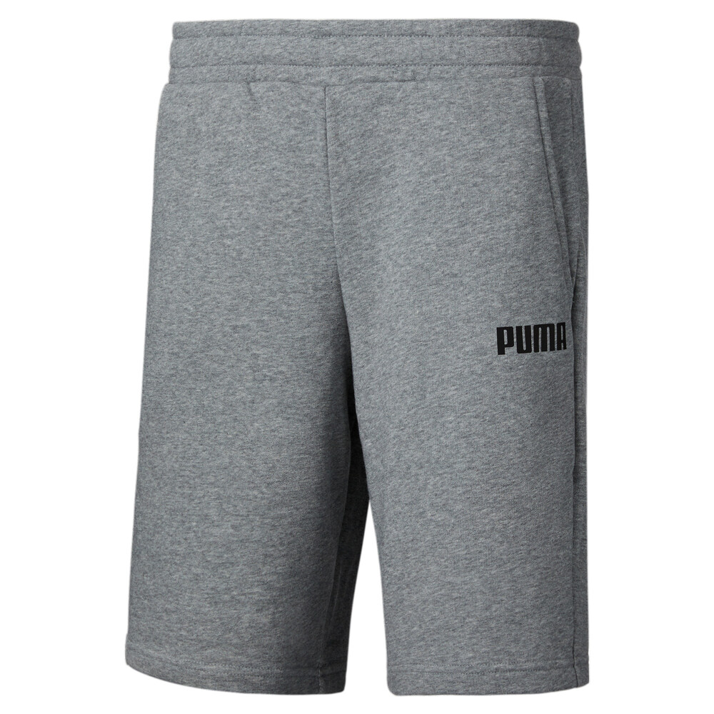 Essentials Men's Sweat Shorts Gray PUMA