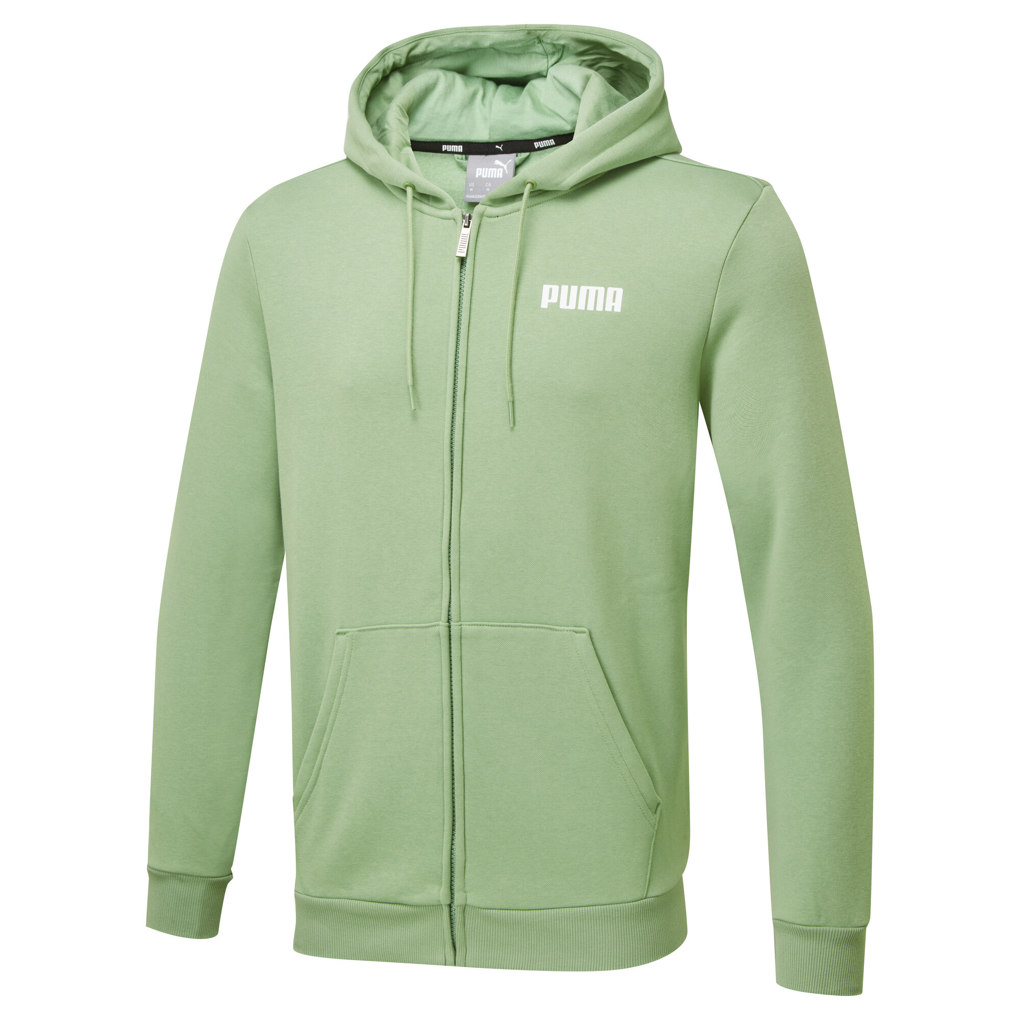 PUMA Essentials Full-Zip Full-Length Hoodie Top Mens | EBay