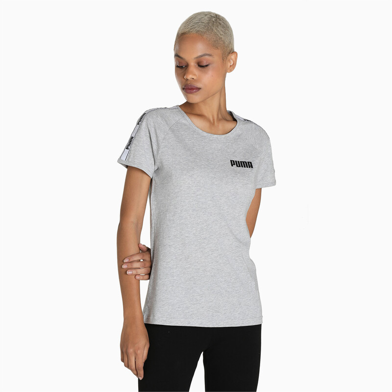 

Women's PUMA Tape Regular Fit Regular Fit T-Shirt, Gray