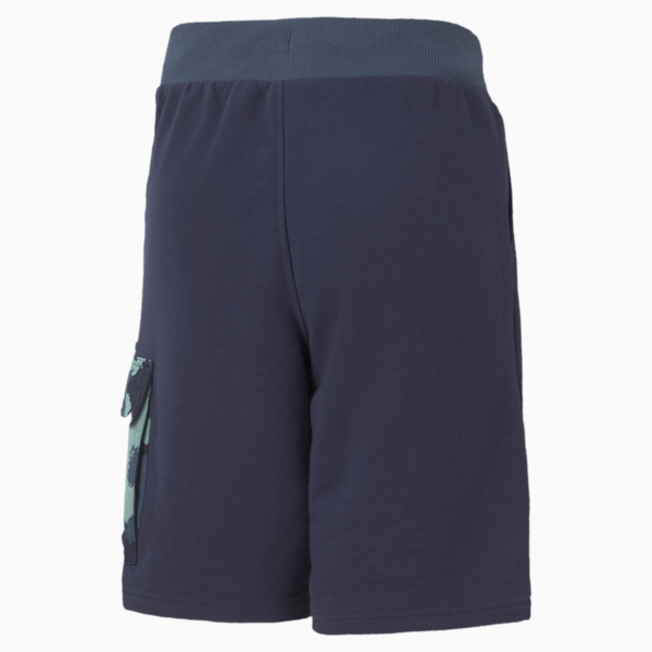 Alpha Cargo Youth Sweat Shorts, Peacoat, large-ZAF