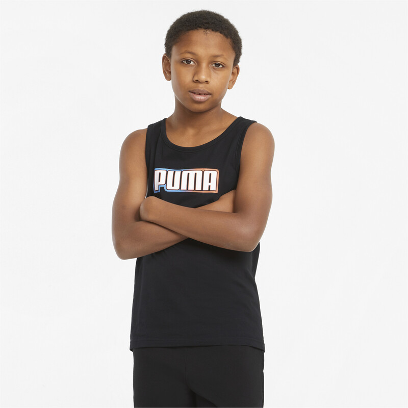 

PUMA Alpha Sleeveless Youth Regular Fit T-shirt, Black