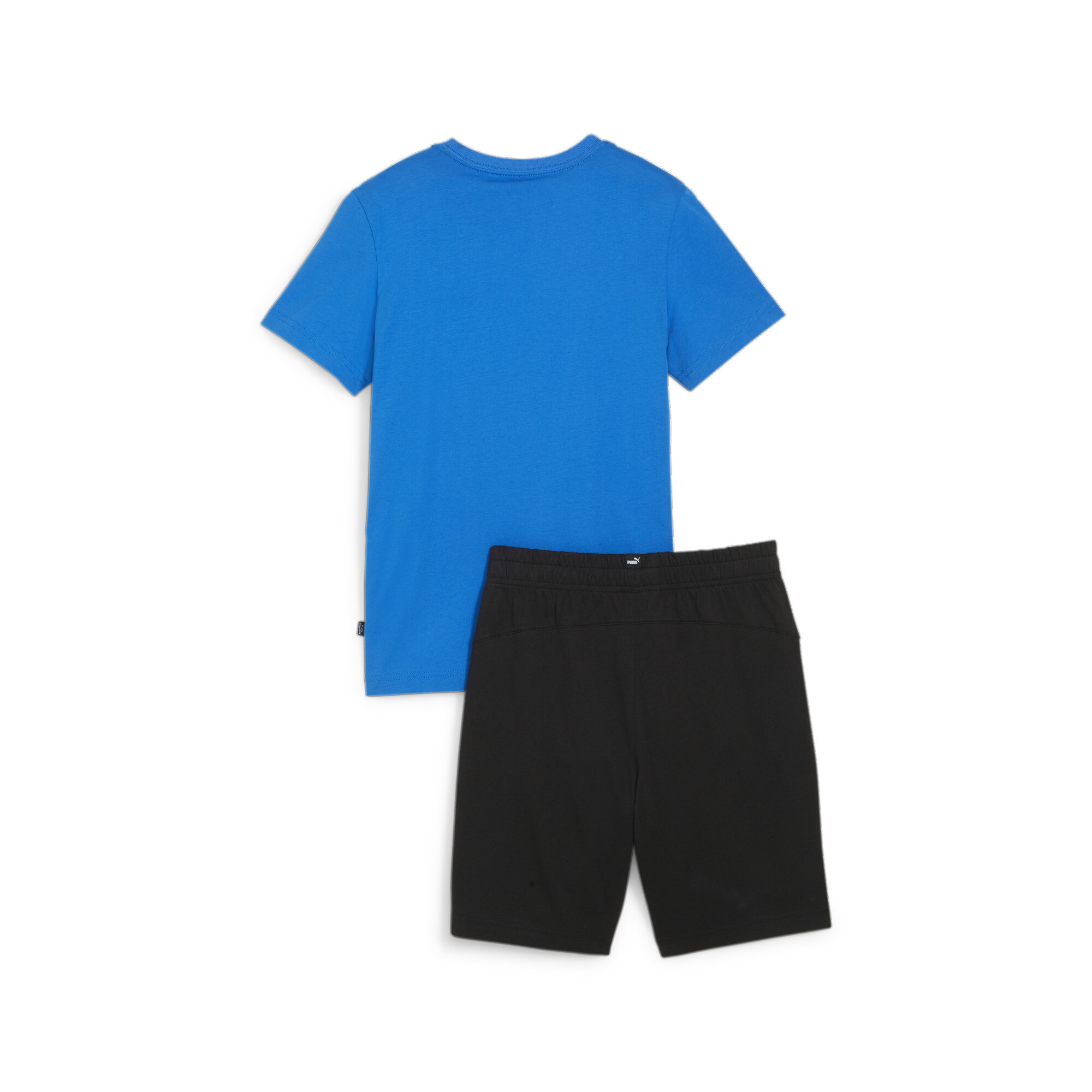 Men's Puma Jersey Youth Shorts Set, Blue, Size 9-10Y, Clothing
