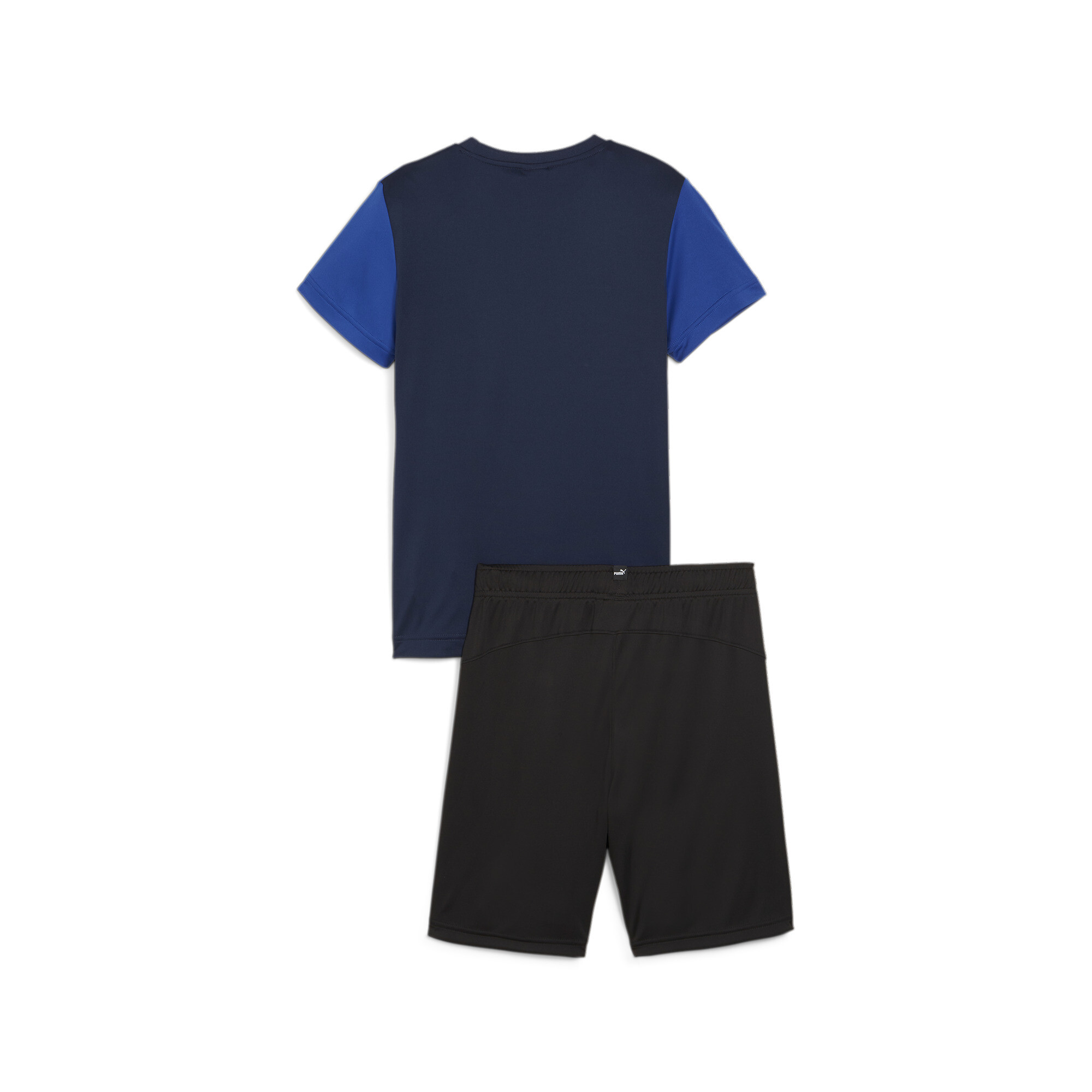 Men's Puma Polyester Youth Shorts Set, Blue, Size 15-16Y, Clothing