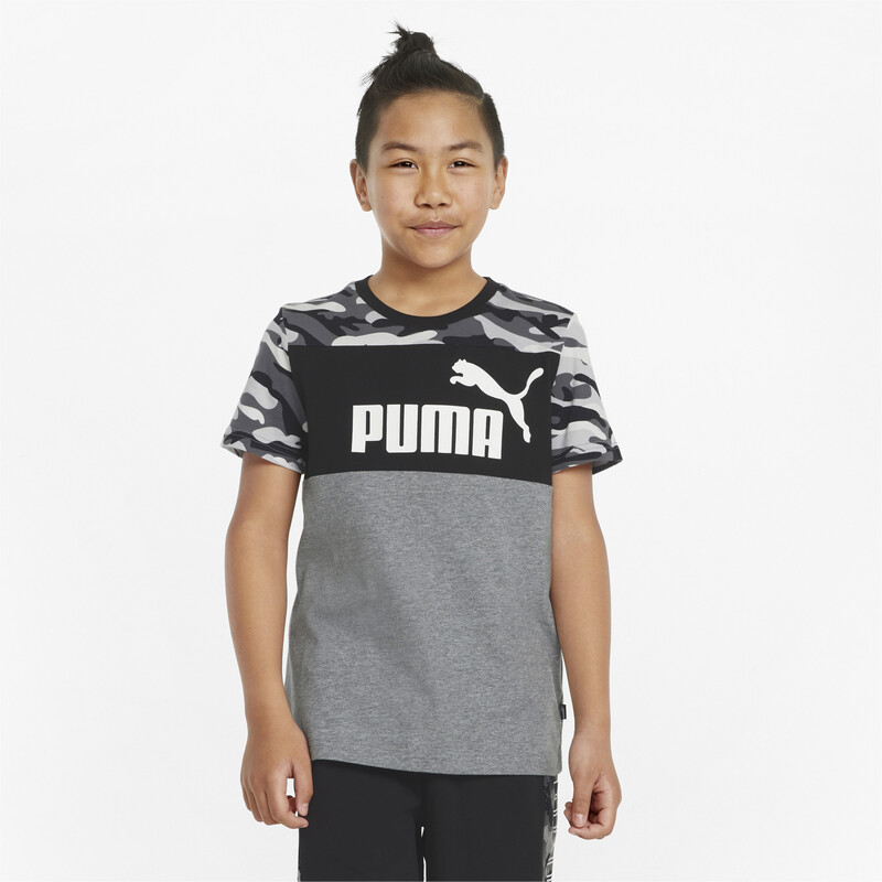 

PUMA Essentials+ Camo Youth T-shirt, Black
