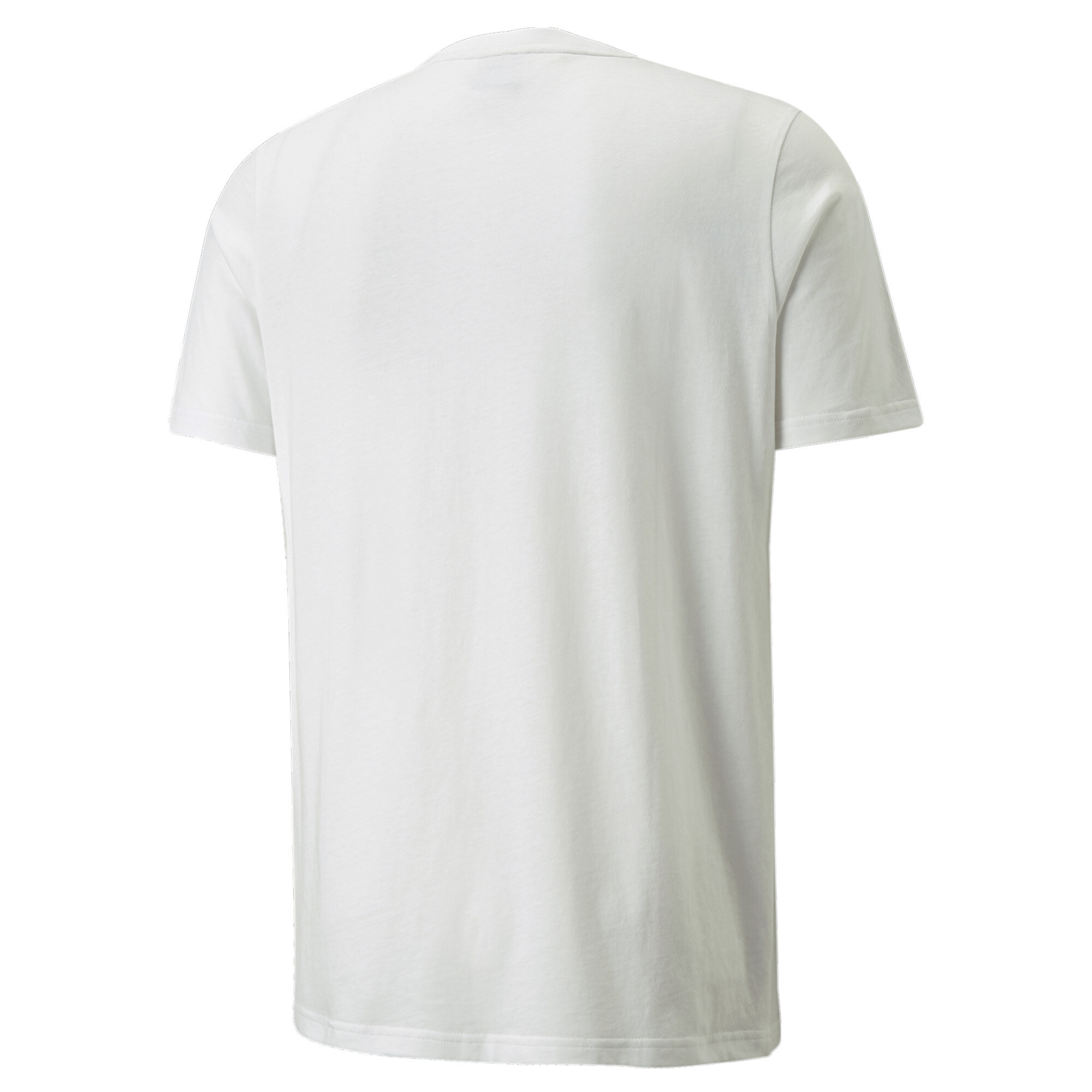 Men's Puma Essentials+ Tape's T-Shirt, White, Size M, Clothing