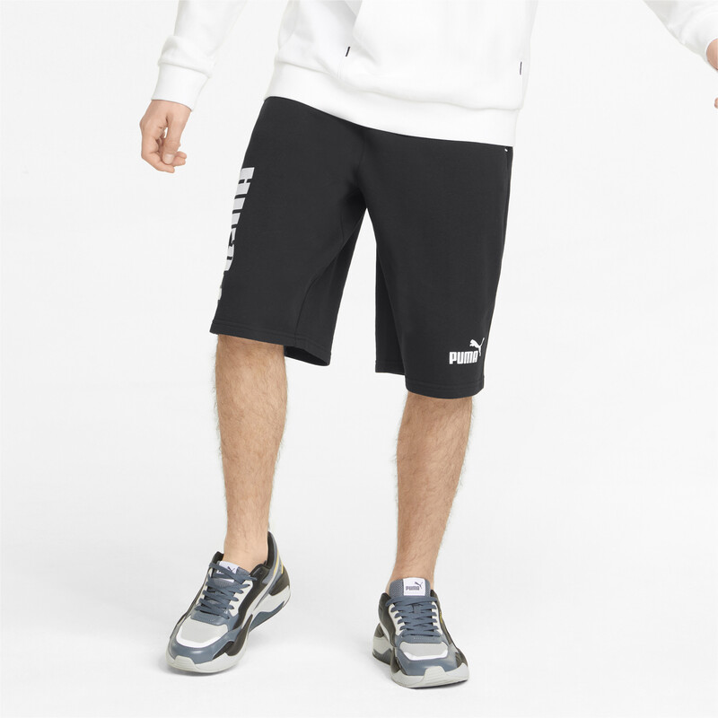 

Men's PUMA Power Colourblocked Shorts, Black