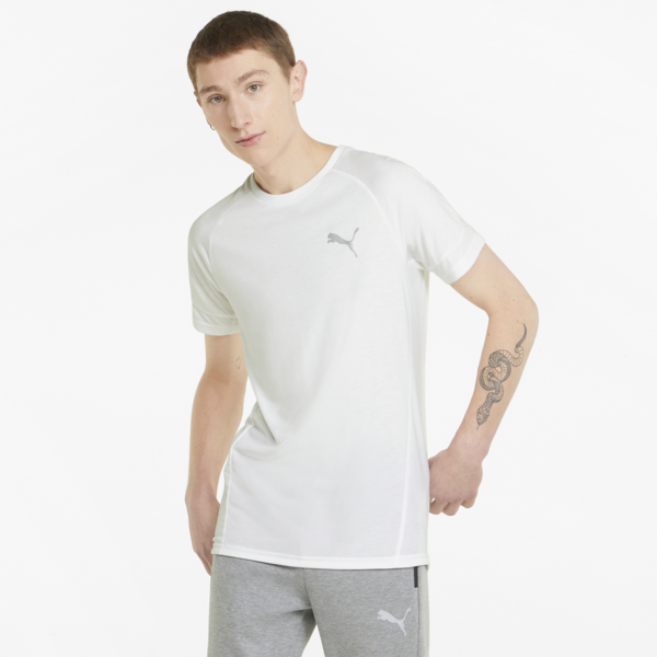 Evostripe Men's Tee, Puma White, large-ZAF