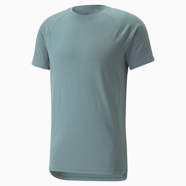 Evostripe Men's Tee, Mineral Blue, large-ZAF