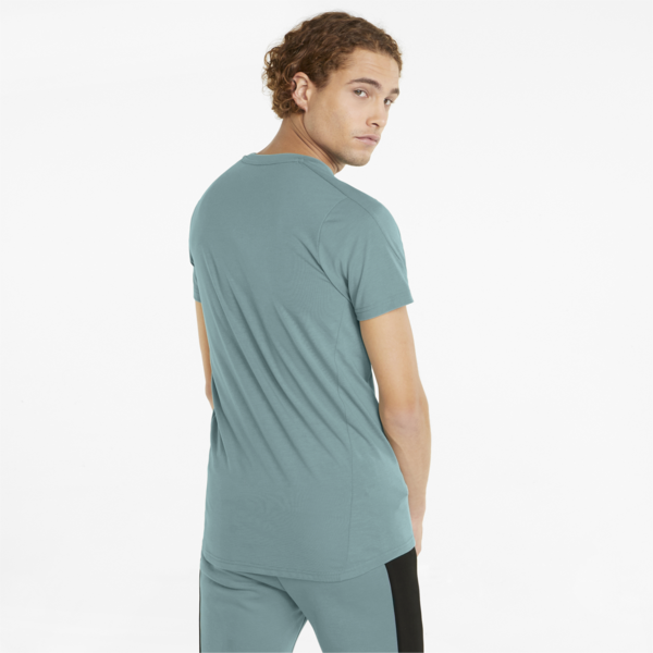 Evostripe Men's Tee, Mineral Blue, large-ZAF