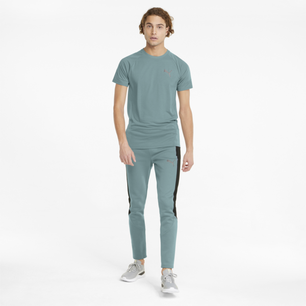 Evostripe Men's Tee, Mineral Blue, large-ZAF