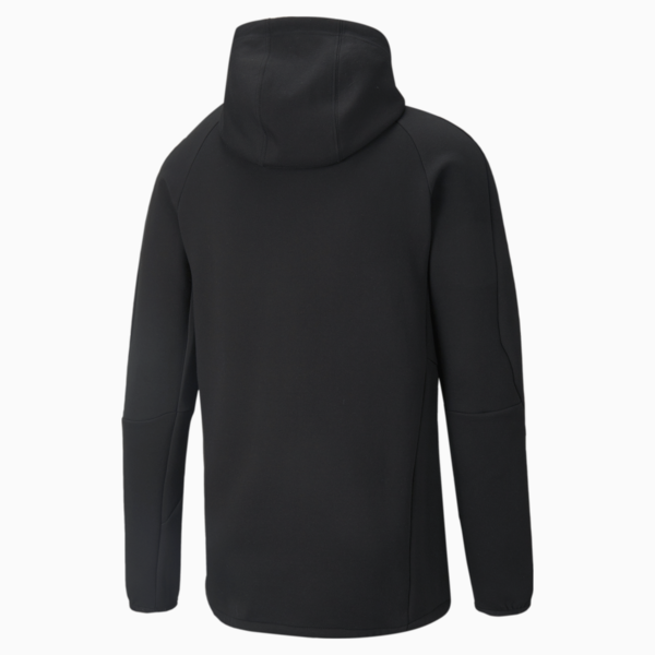 Evostripe Full-Zip Men's Hoodie, Puma Black, large-ZAF