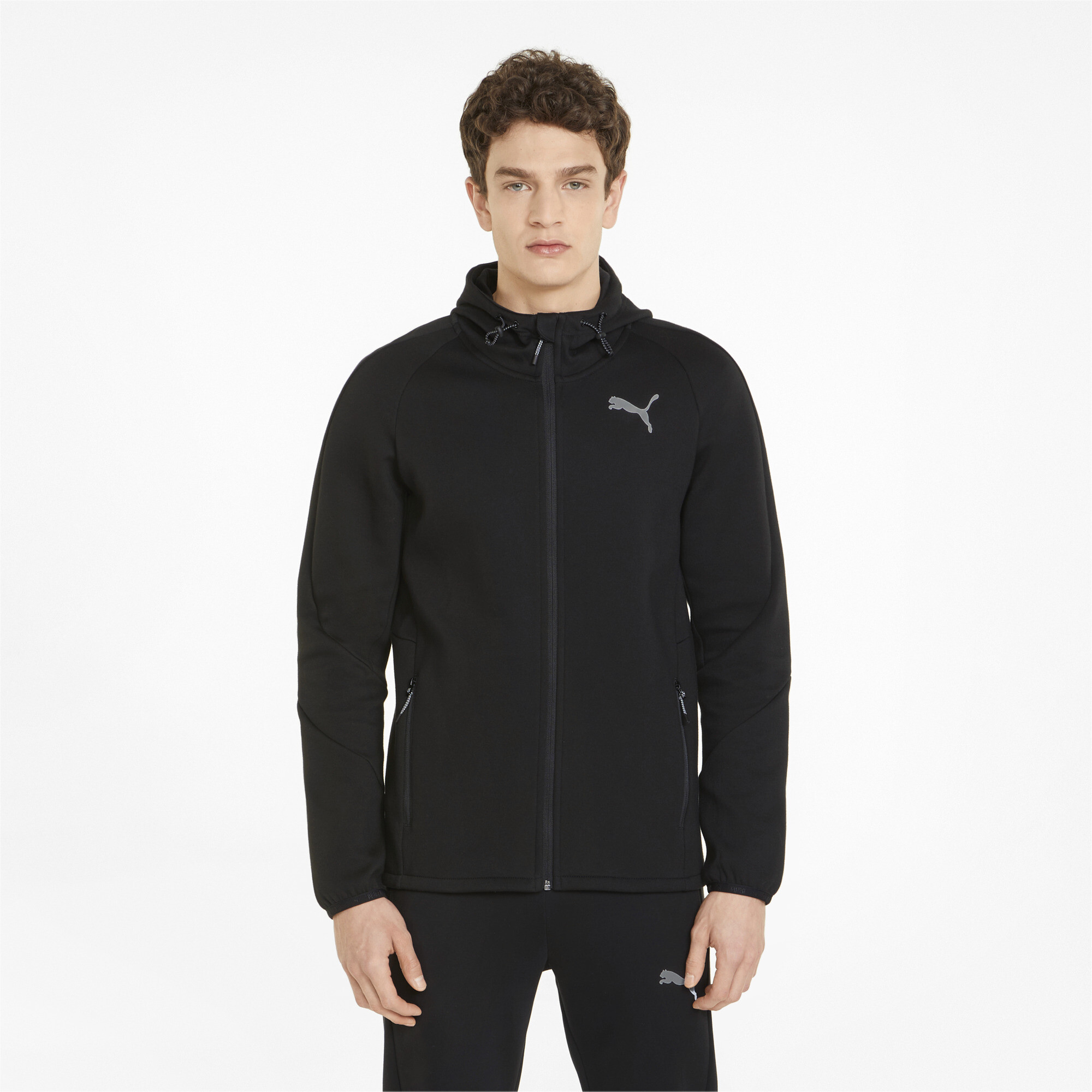 black puma hoodie mens