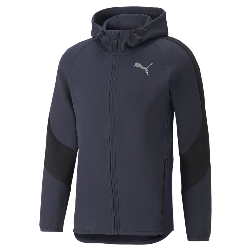 Puma blue hoodie mens clearance