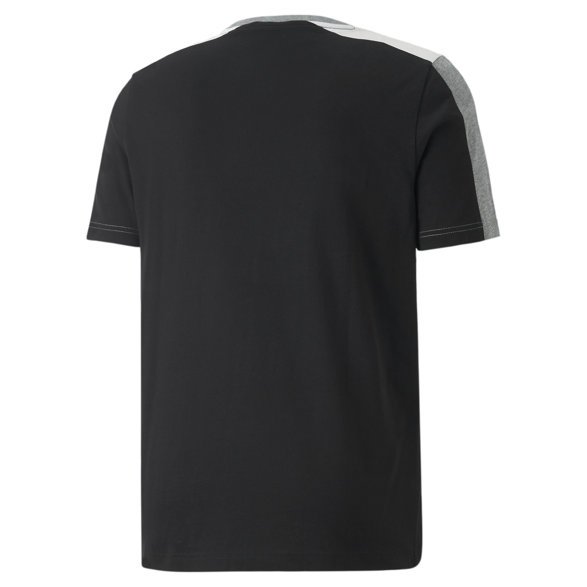 Men's Puma Essentials+ Block T-Shirt, Black, Size XS, Clothing