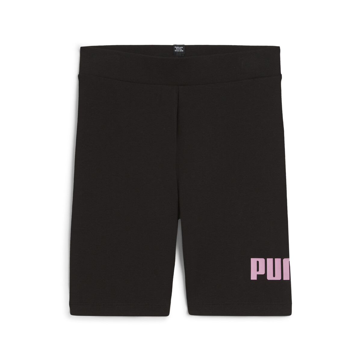 Essentials Logo Short Tights Youth in Black/Mauved Out by PUMA, 11-12Y
