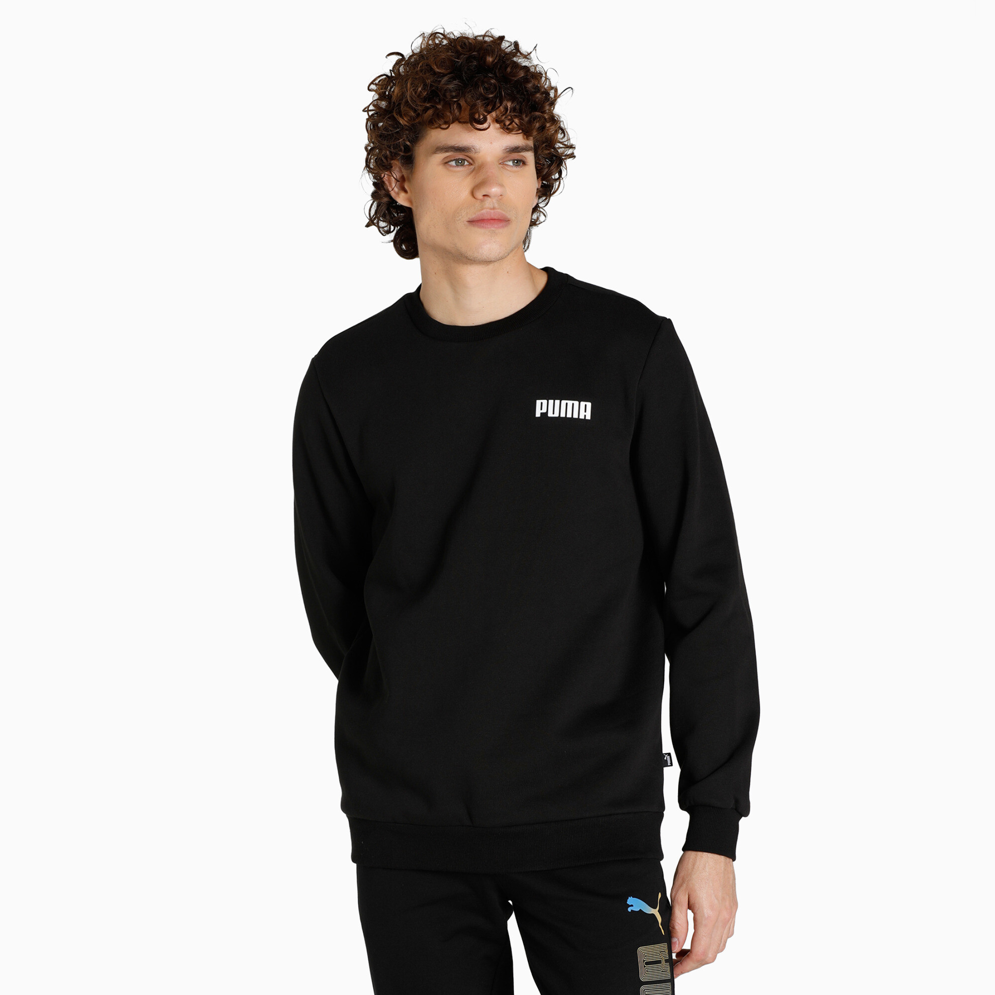 Puma on sale crew sweatshirt