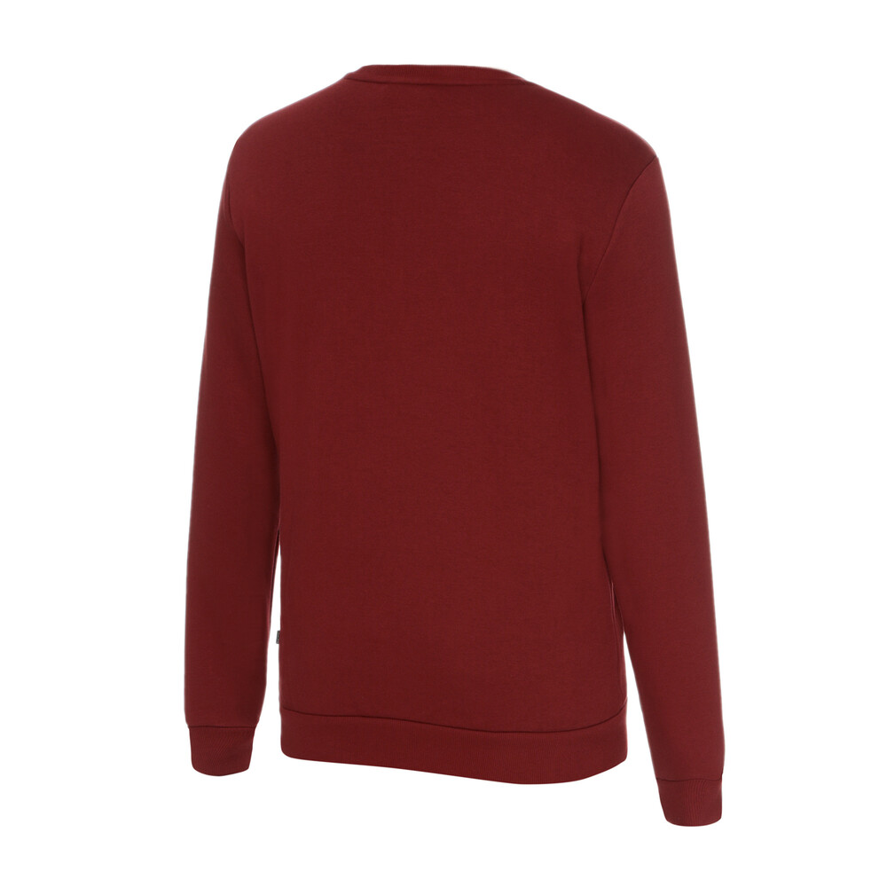 Essentials Crew Neck FullLength Men's Sweatshirt Red PUMA