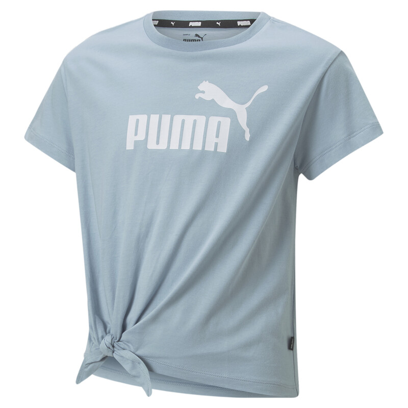 

PUMA Logo Girl's Knotted Relaxed Fit T-Shirt
